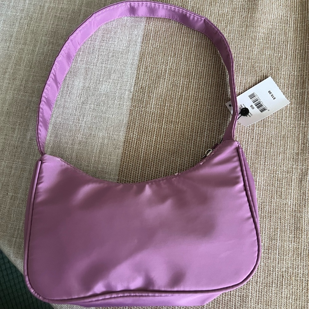 Purple shoulder bag